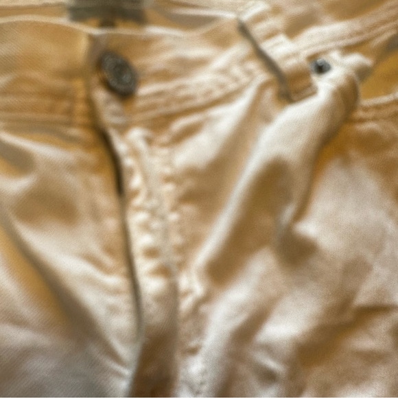 Vintage GAP Size 8 White Wide Leg Mom Jean Flared Jean Denim Street Destroyed - Picture 10 of 14